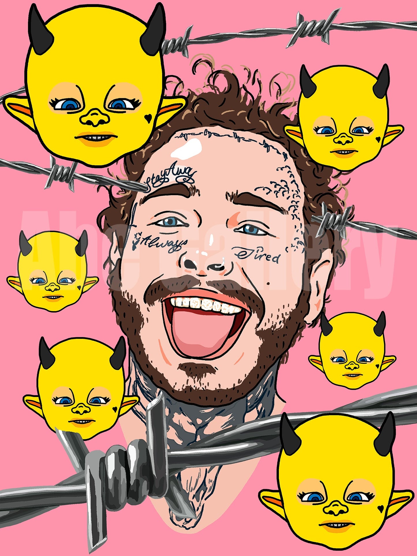 Post Malone Poster - Motley Crew