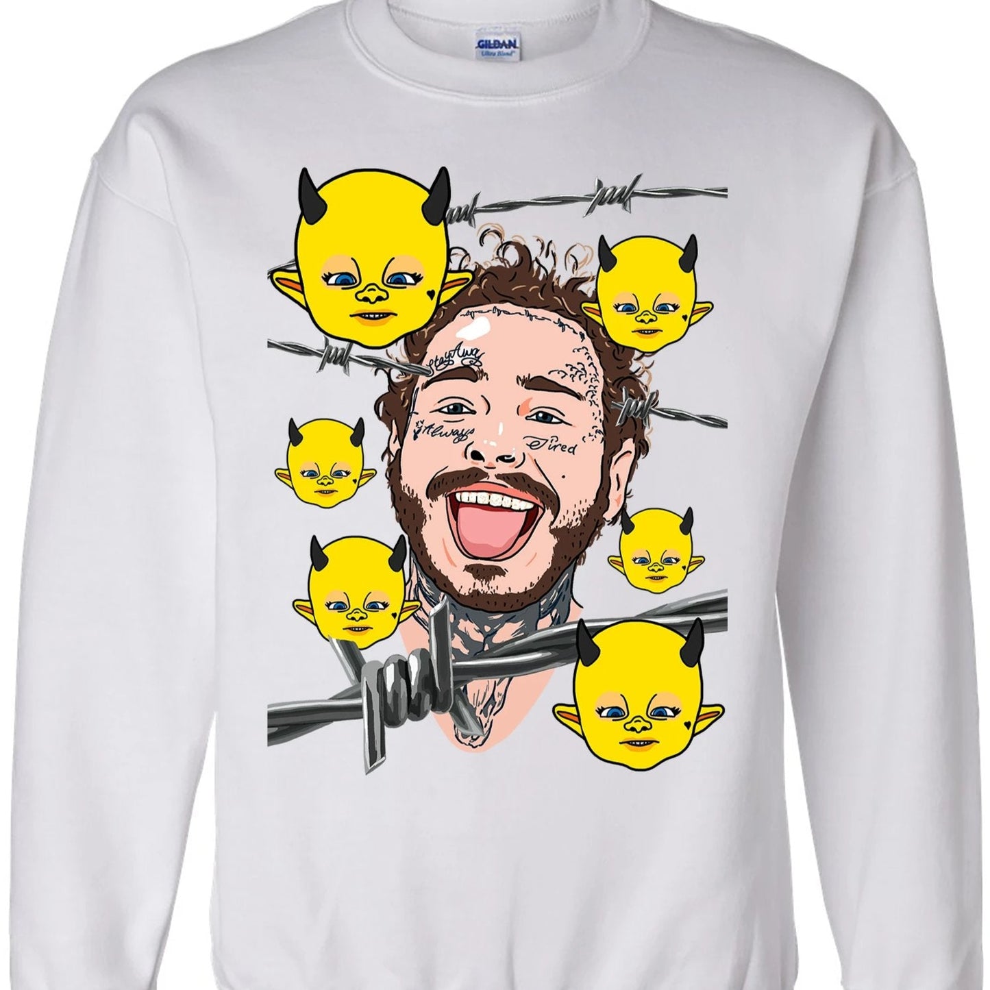 Post Malone Sweatshirt - Motley Crew