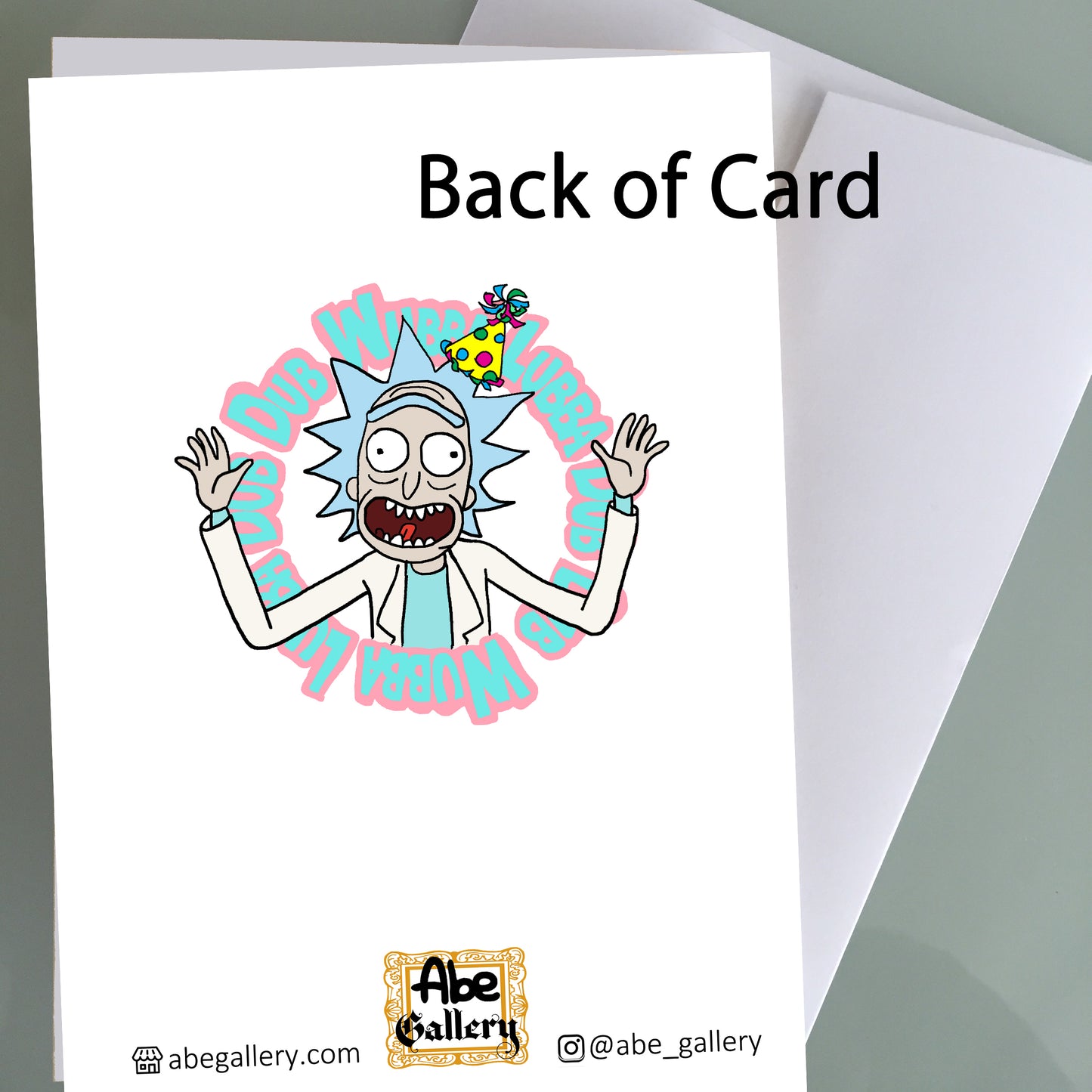 Rick and Morty Birthday Card - Portal