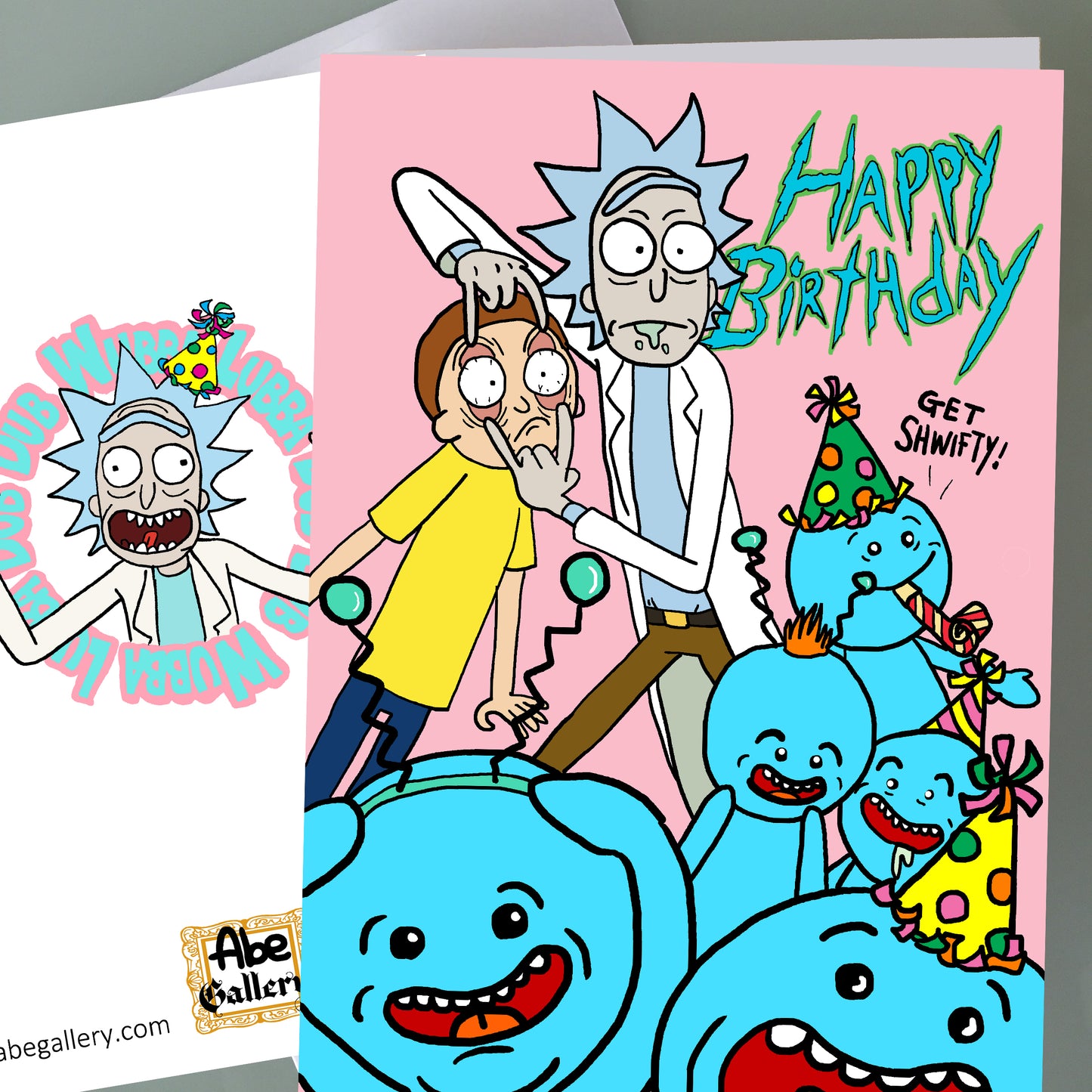 Rick and Morty Birthday Card - Mr. Meeseeks