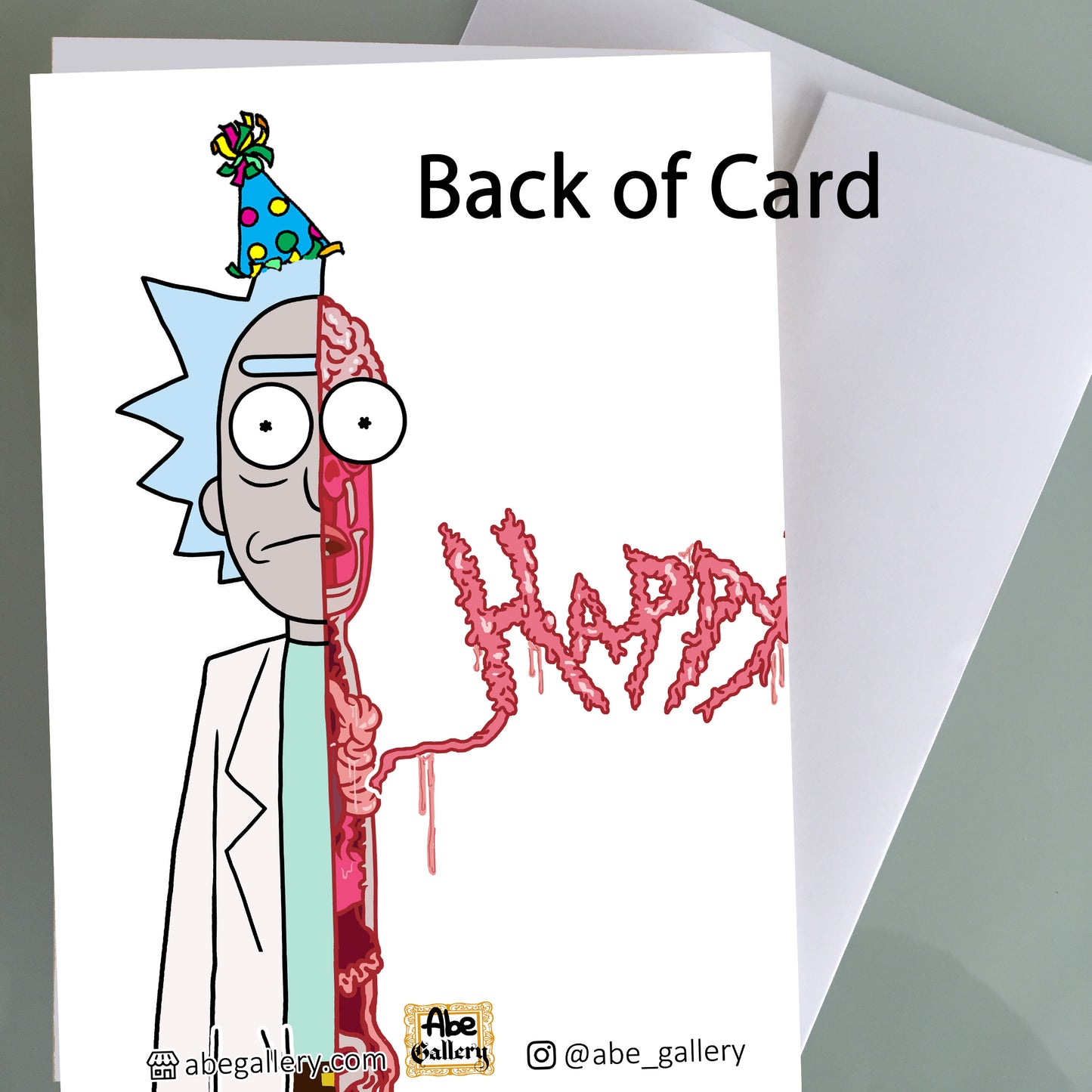 Rick and Morty Birthday Card - Organs