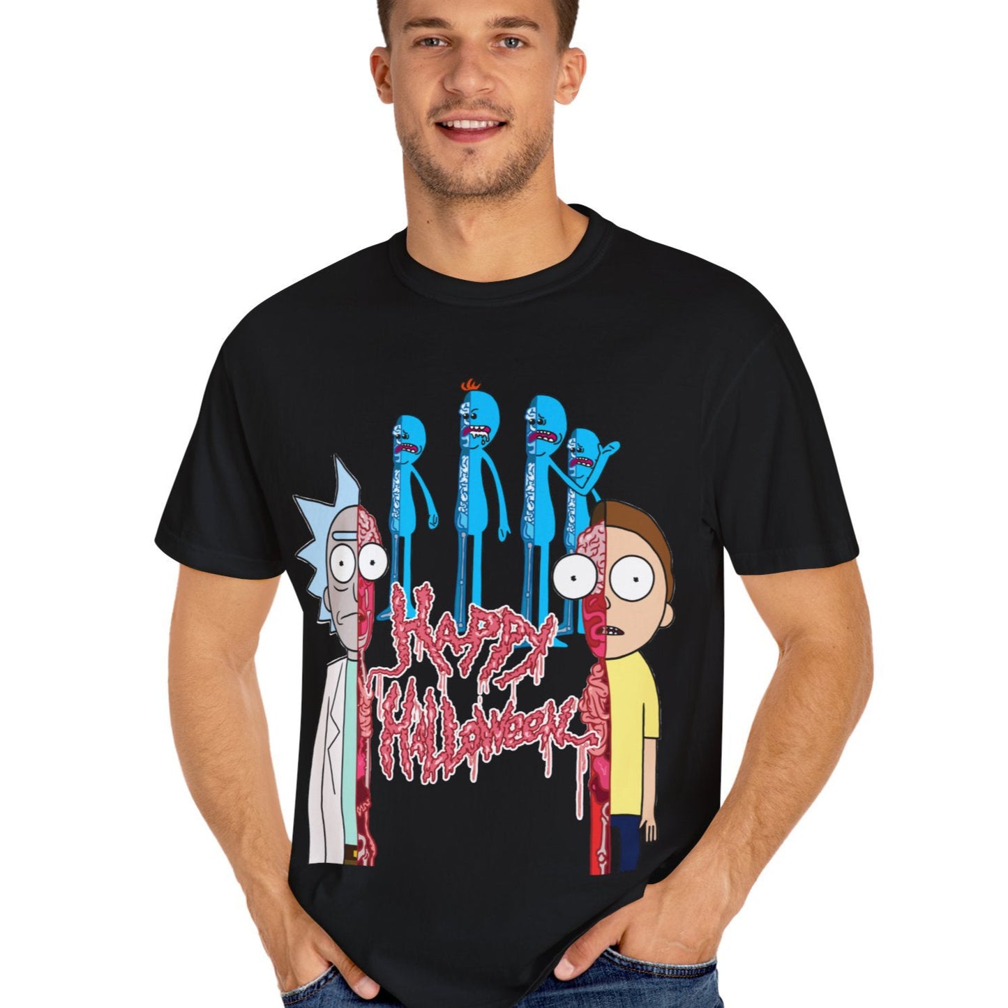 Rick and Morty T-Shirt - Halloween Meeseeks