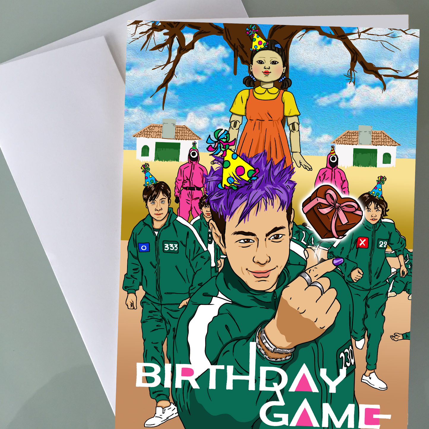 Squid Game Birthday Card - Player 230