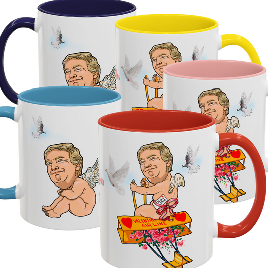 Donald Trump Valentine's Coffee Mug - Cupid