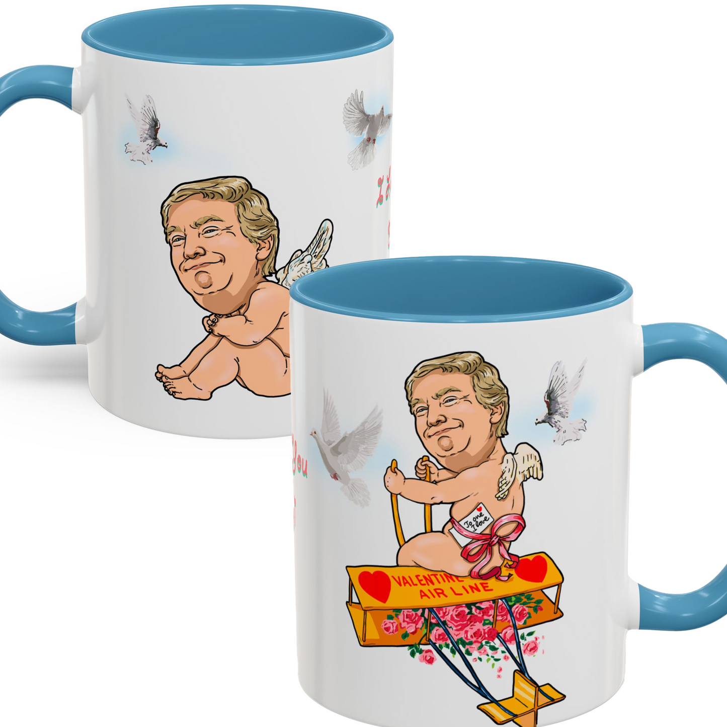 Donald Trump Valentine's Coffee Mug - Cupid