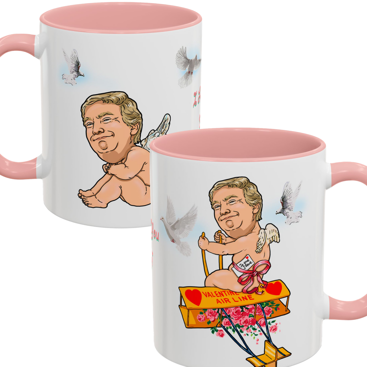 Donald Trump Valentine's Coffee Mug - Cupid