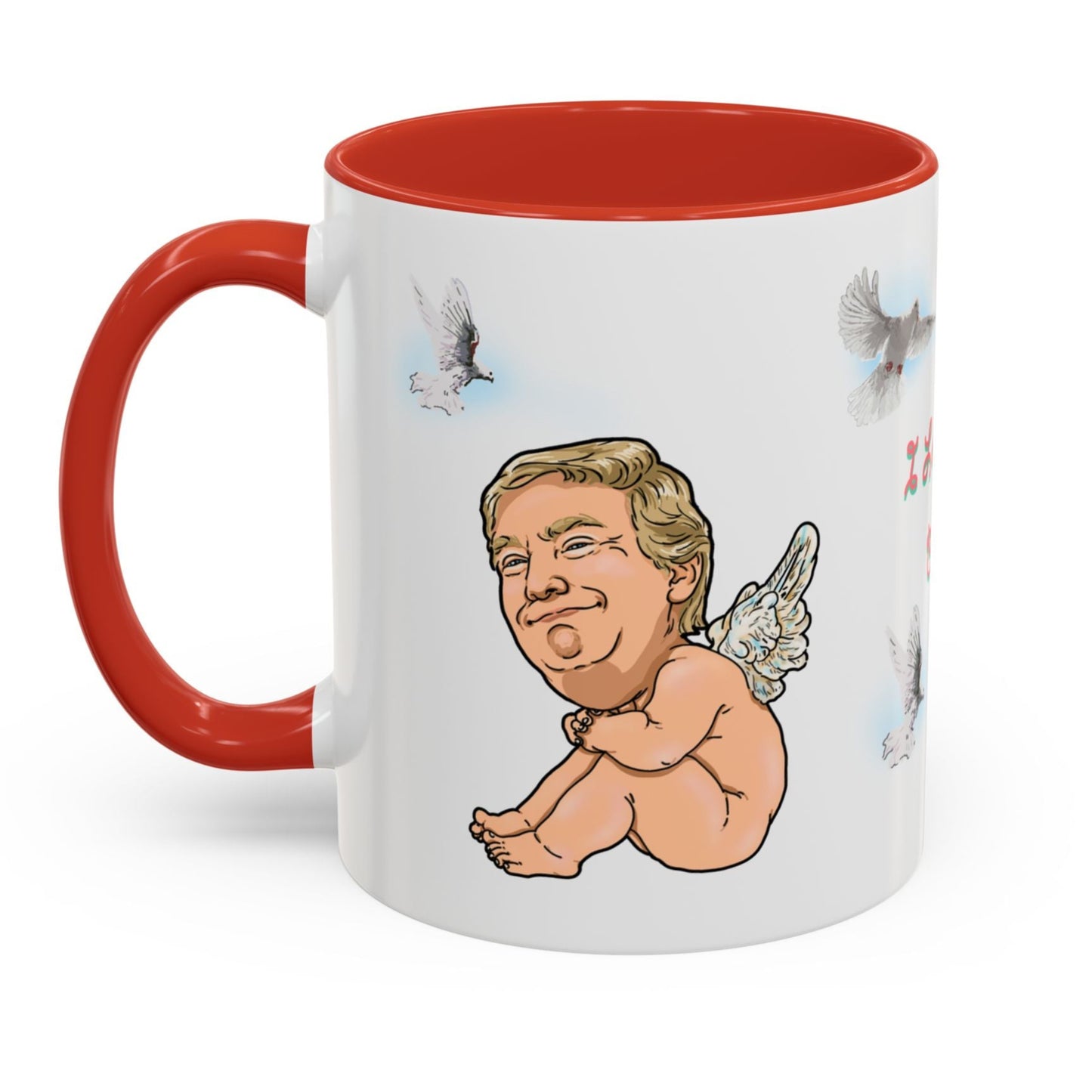 Donald Trump Valentine's Coffee Mug - Cupid
