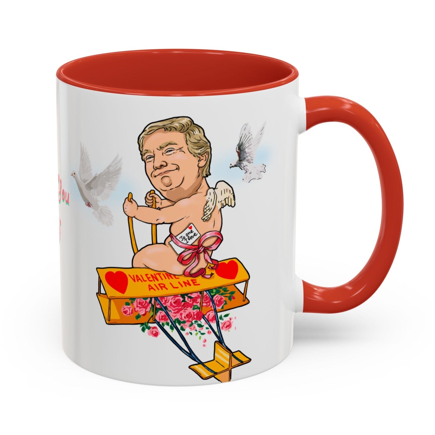 Donald Trump Valentine's Coffee Mug - Cupid