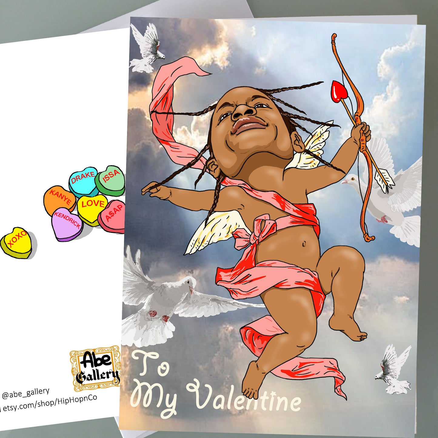 Travis Scott Valentine's Day Card - Cupid