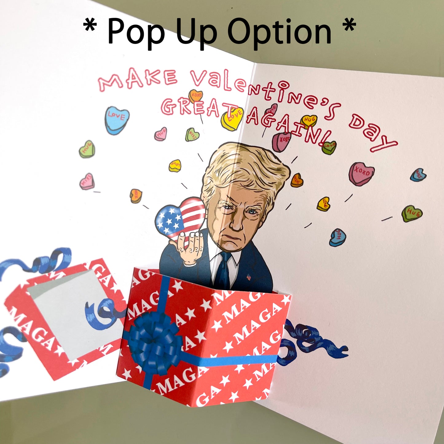 Donald Trump Valentine's Day Card - Cupid