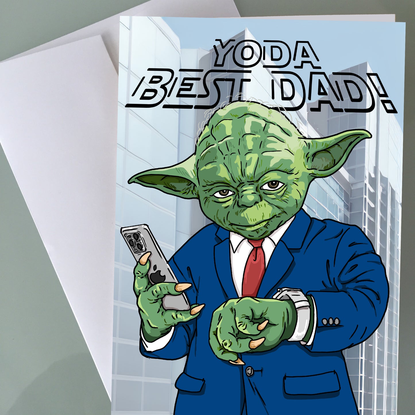 Yoda Father's Day Card - Yoda Best Dad