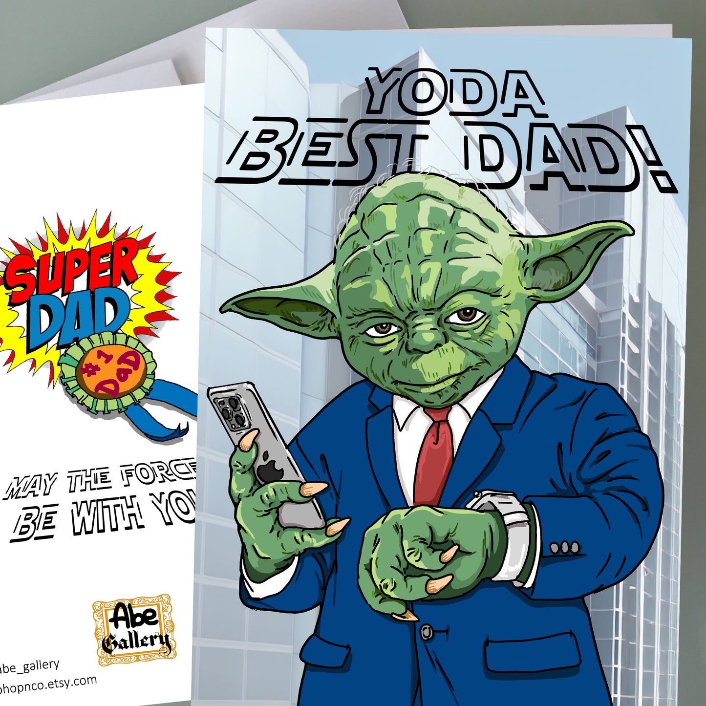 Yoda Father's Day Card - Yoda Best Dad