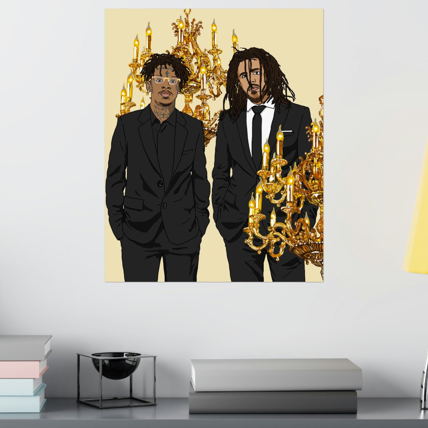 21 Savage, J. Cole Poster - A Lot