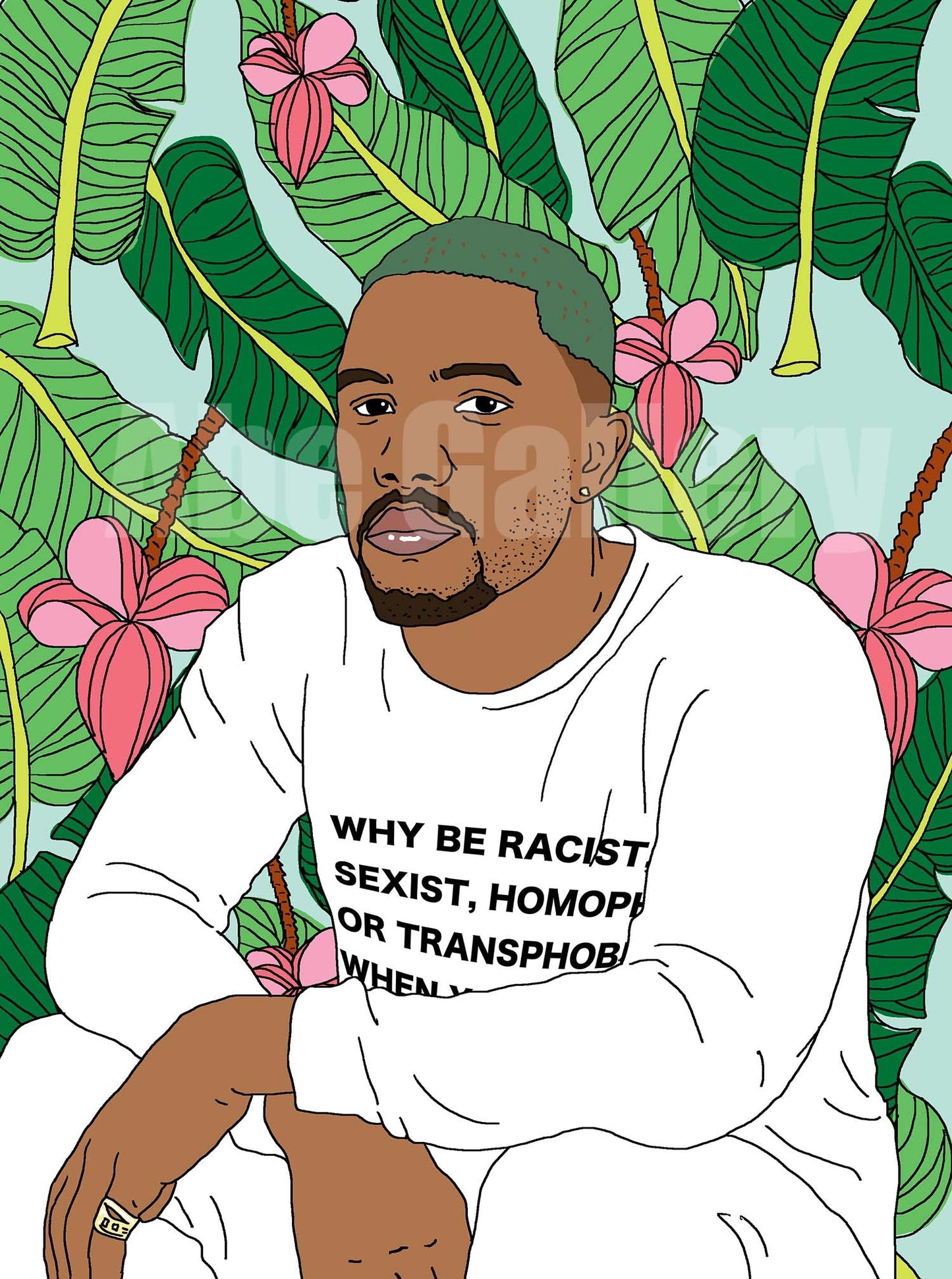 Frank Ocean Poster - Tropical