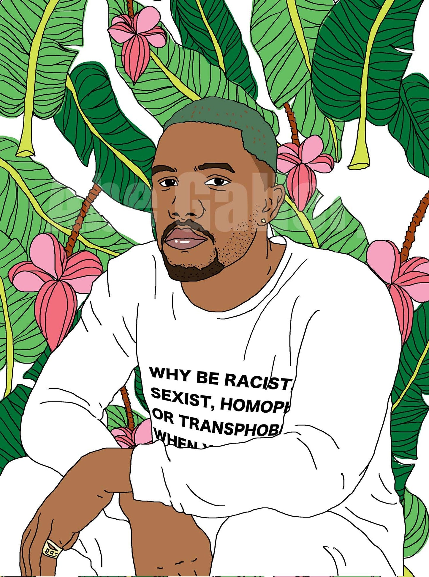 Frank Ocean Poster - Tropical