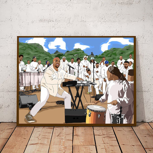 Kanye West Poster - Sunday Service