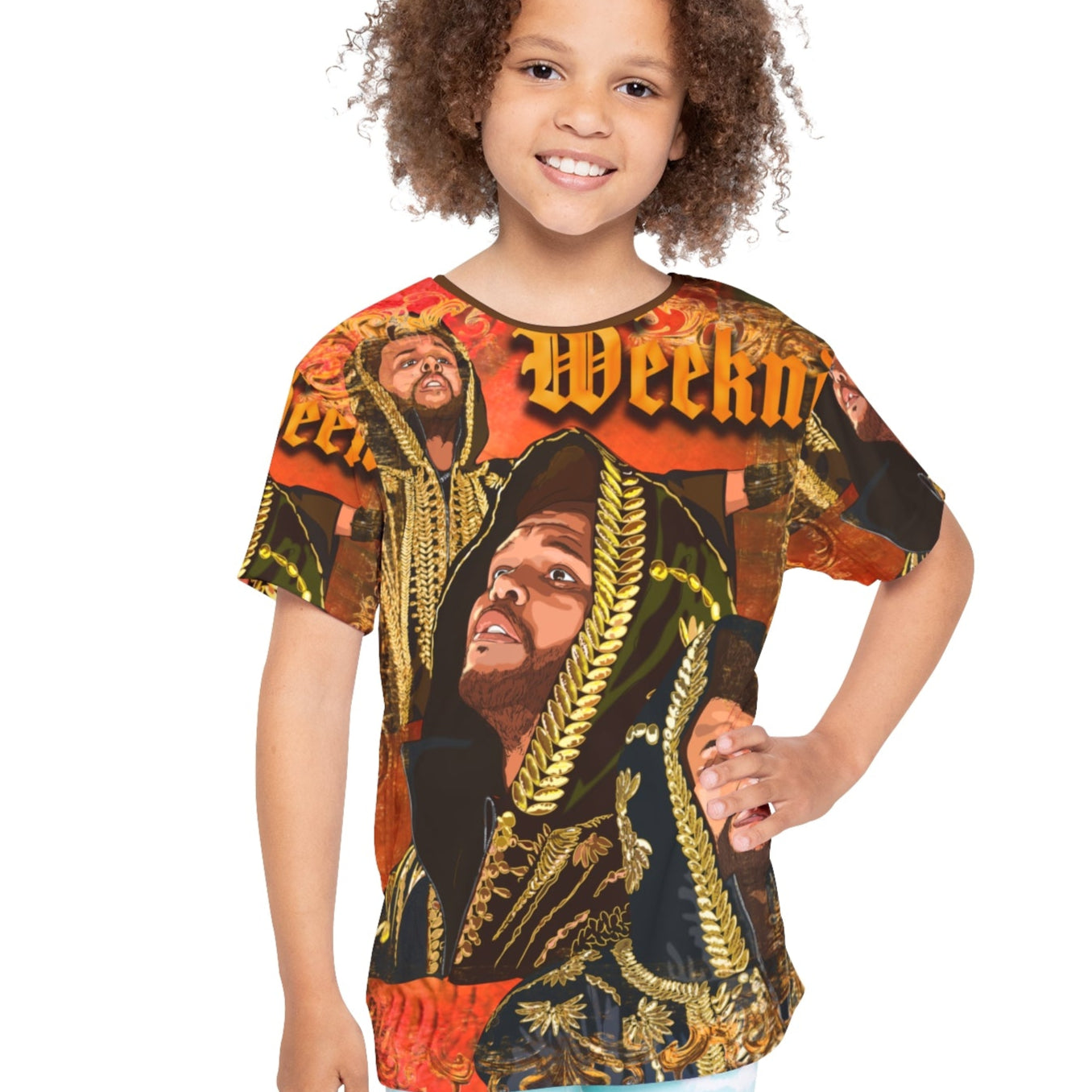 The Weeknd Kid's Full Print T-Shirt - 'Til Dawn