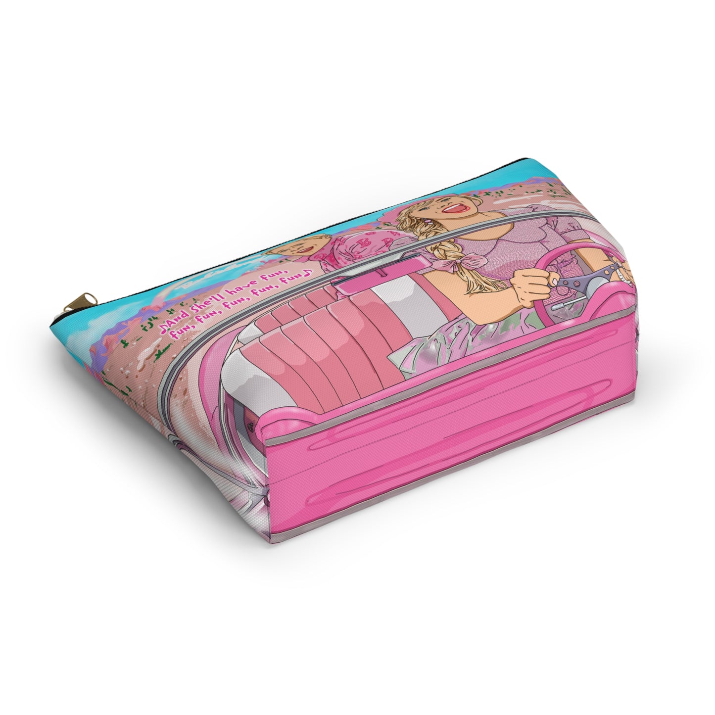Barbie & Ken Pencil Pouch - Pink Corvette