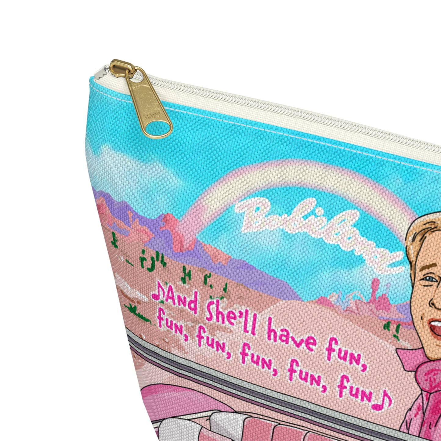 Barbie & Ken Pencil Pouch - Pink Corvette