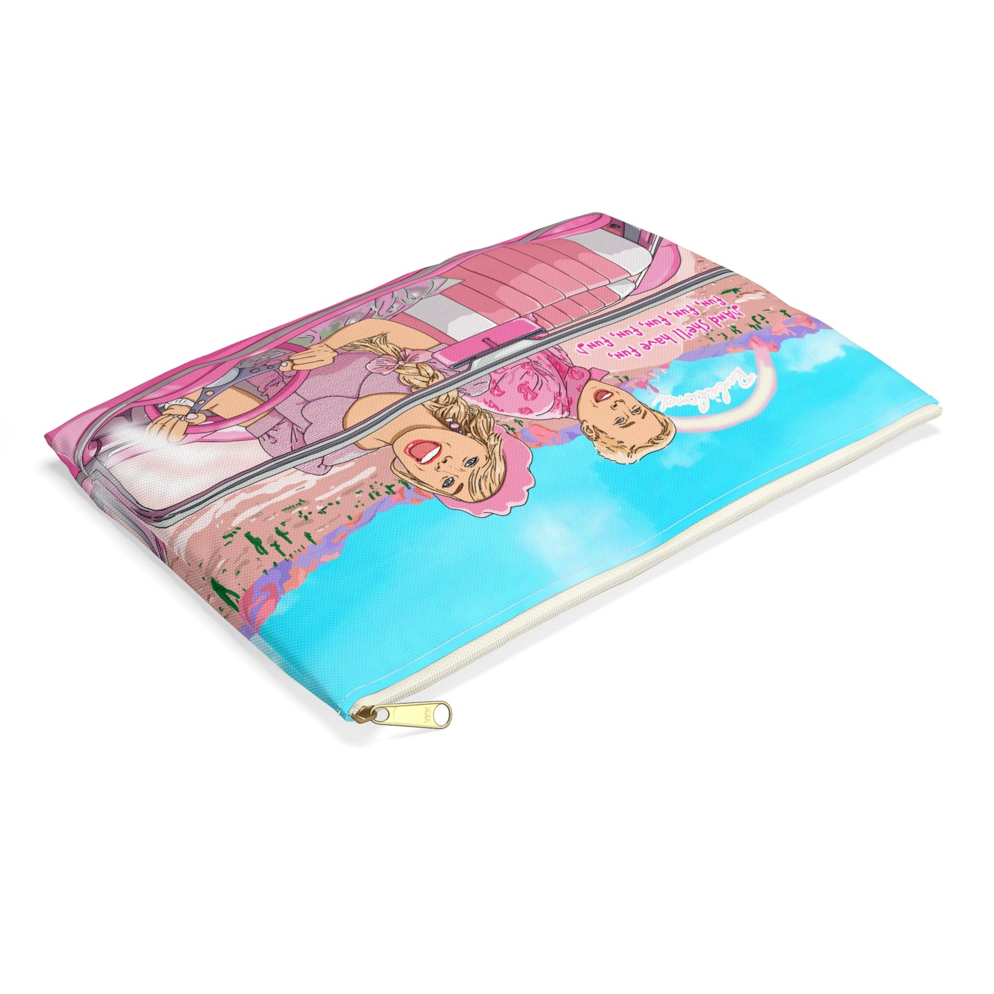 Barbie & Ken Pencil Pouch - Pink Corvette