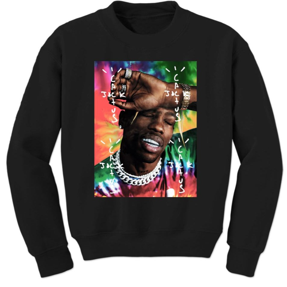 Hypebeast Sweatshirt Travis Scott Sweatshirt! Cactus Jack, Hip Hop