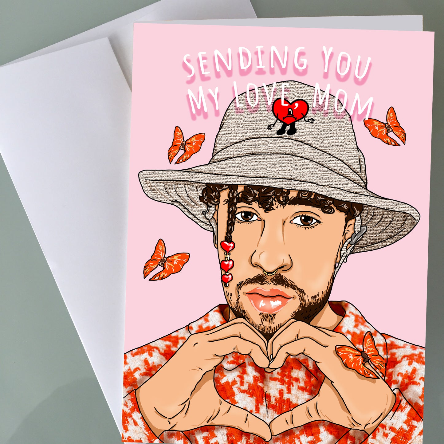 Bad Bunny Mother's Day Card - Feliz Día de la Madre