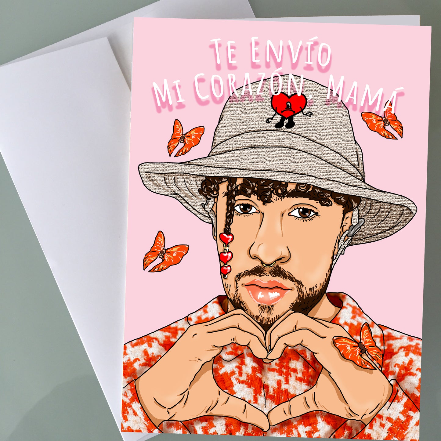 Bad Bunny Mother's Day Card - Feliz Día de la Madre