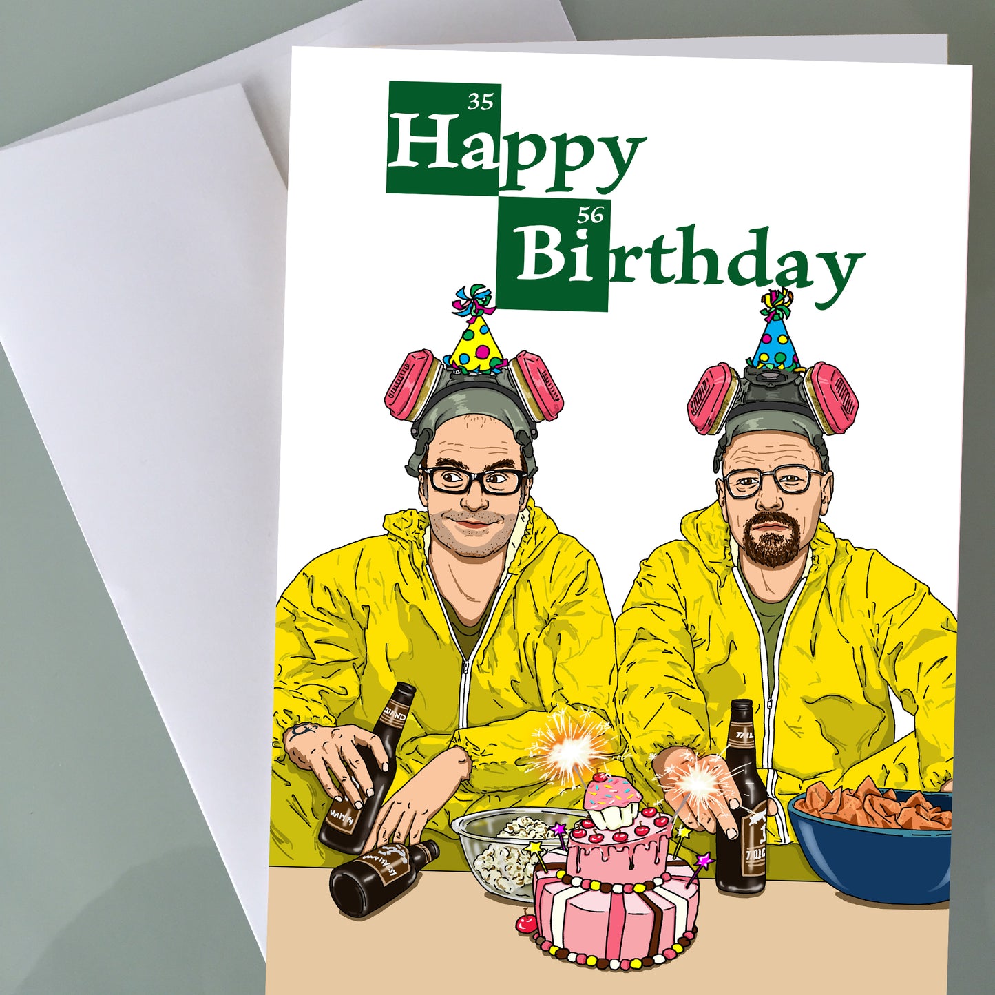 Custom Breaking Bad Birthday Card - Cold Ones