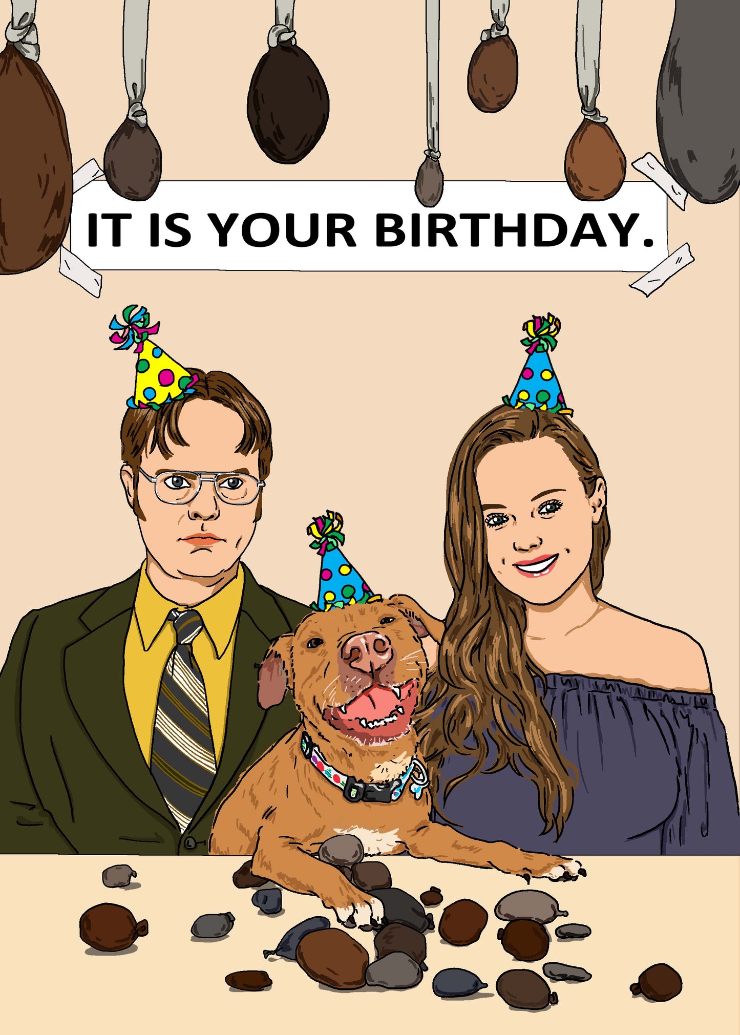 Custom The Office Birthday Card - Dwight Schrute