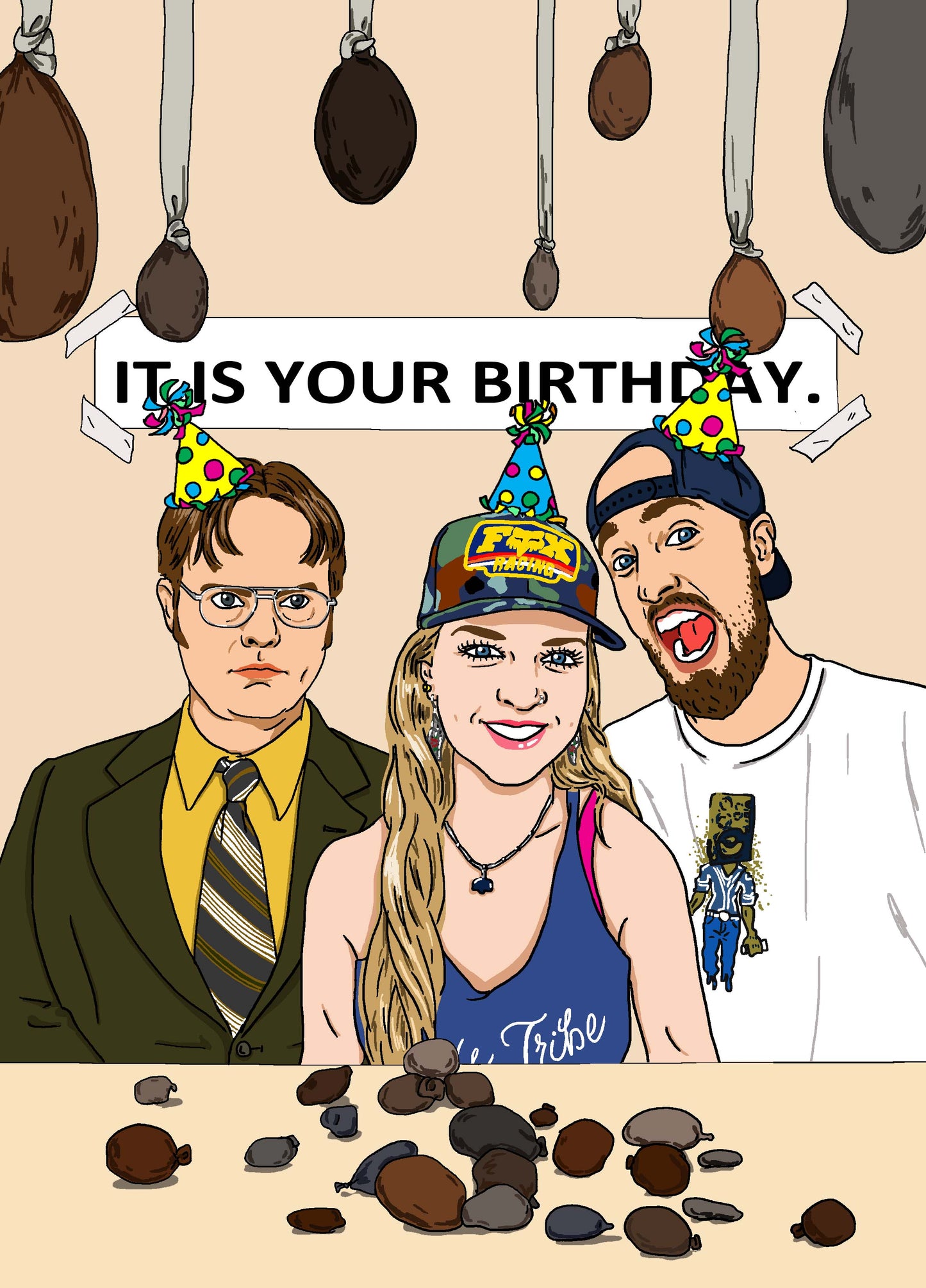Custom The Office Birthday Card - Dwight Schrute