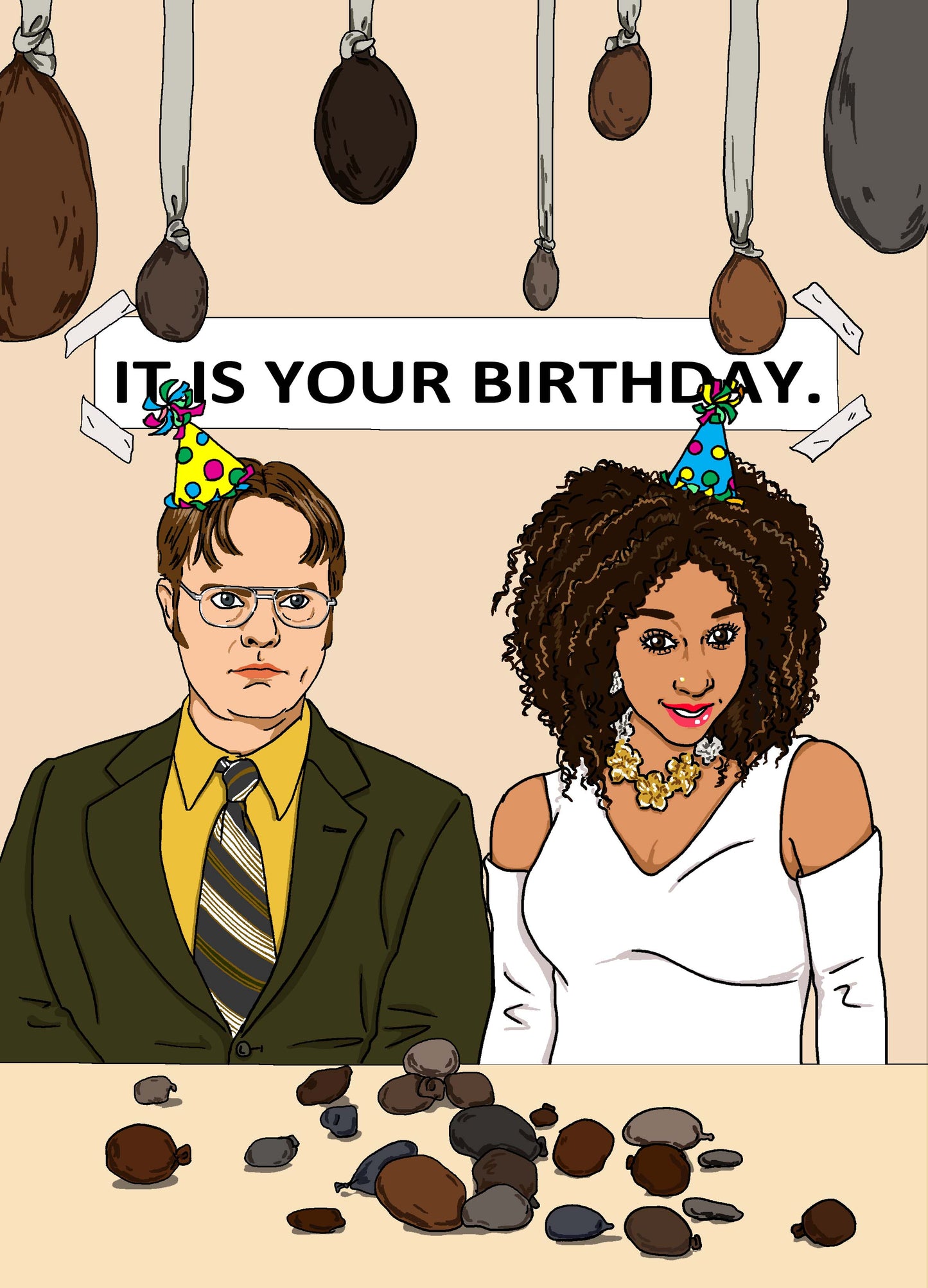 Custom The Office Birthday Card - Dwight Schrute