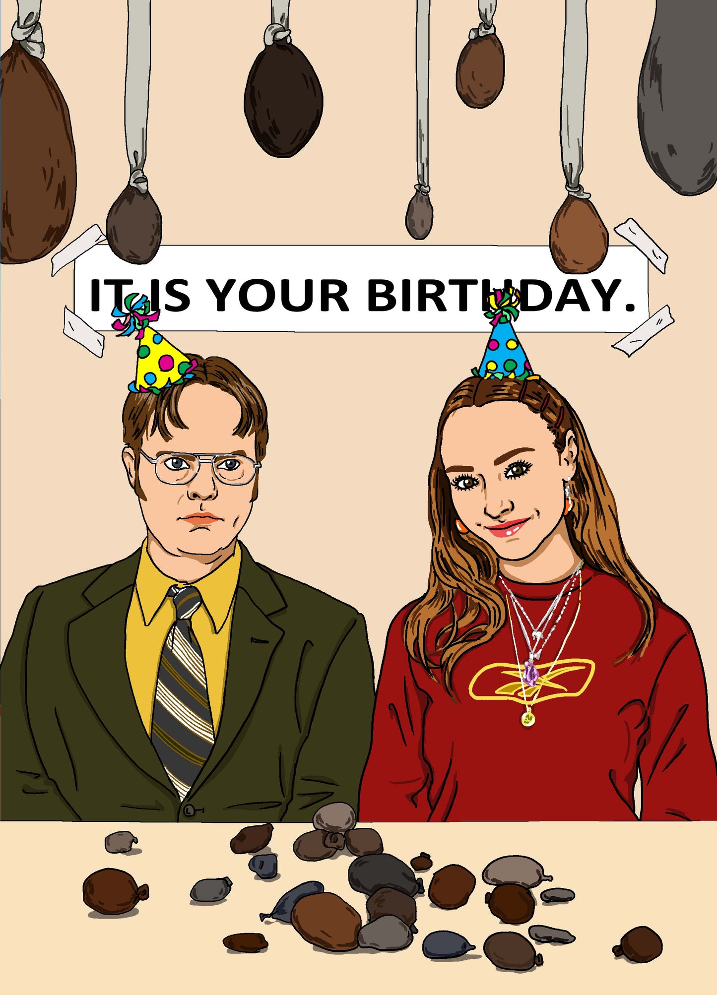 Custom The Office Birthday Card - Dwight Schrute