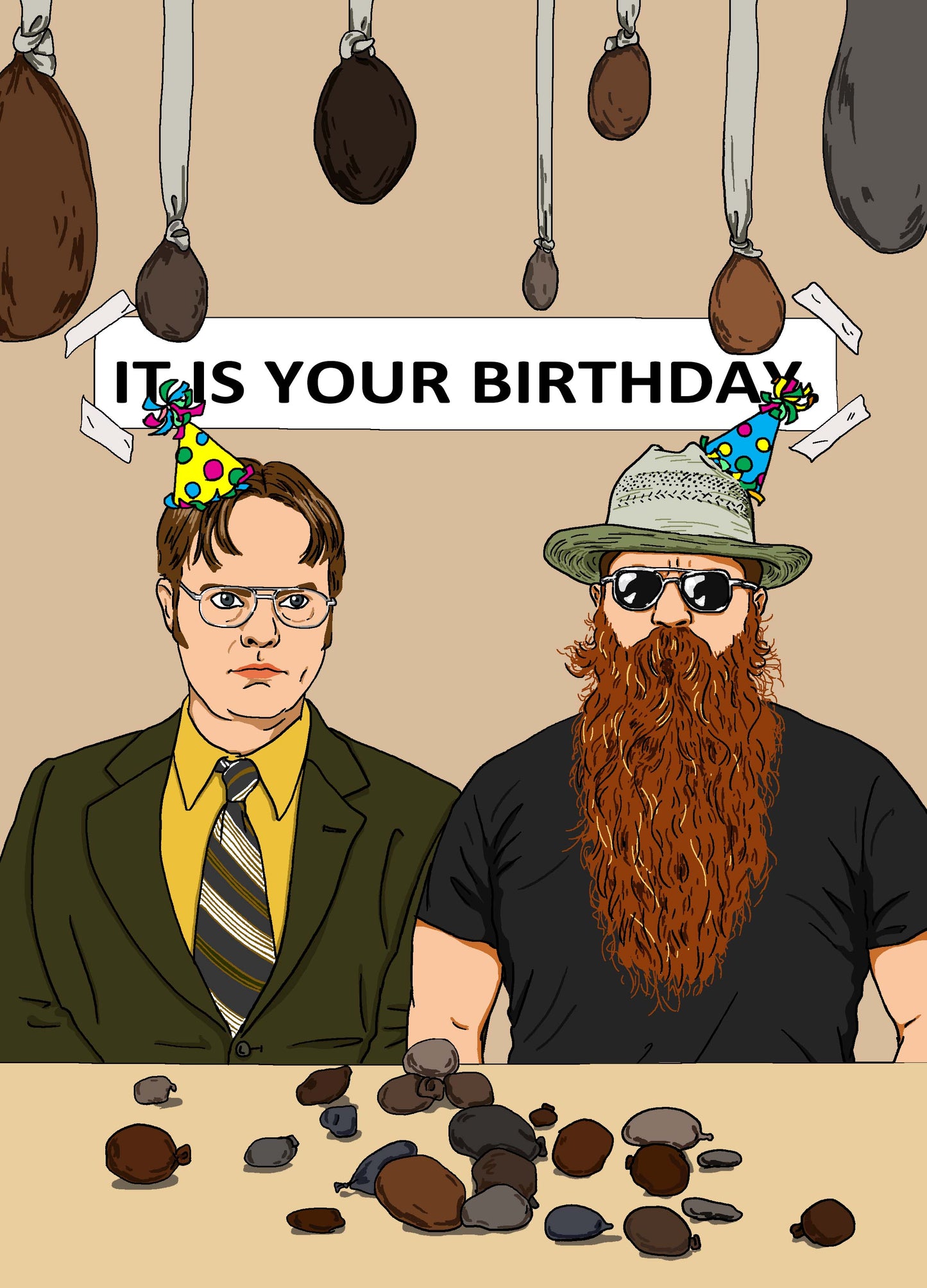 Custom The Office Birthday Card - Dwight Schrute