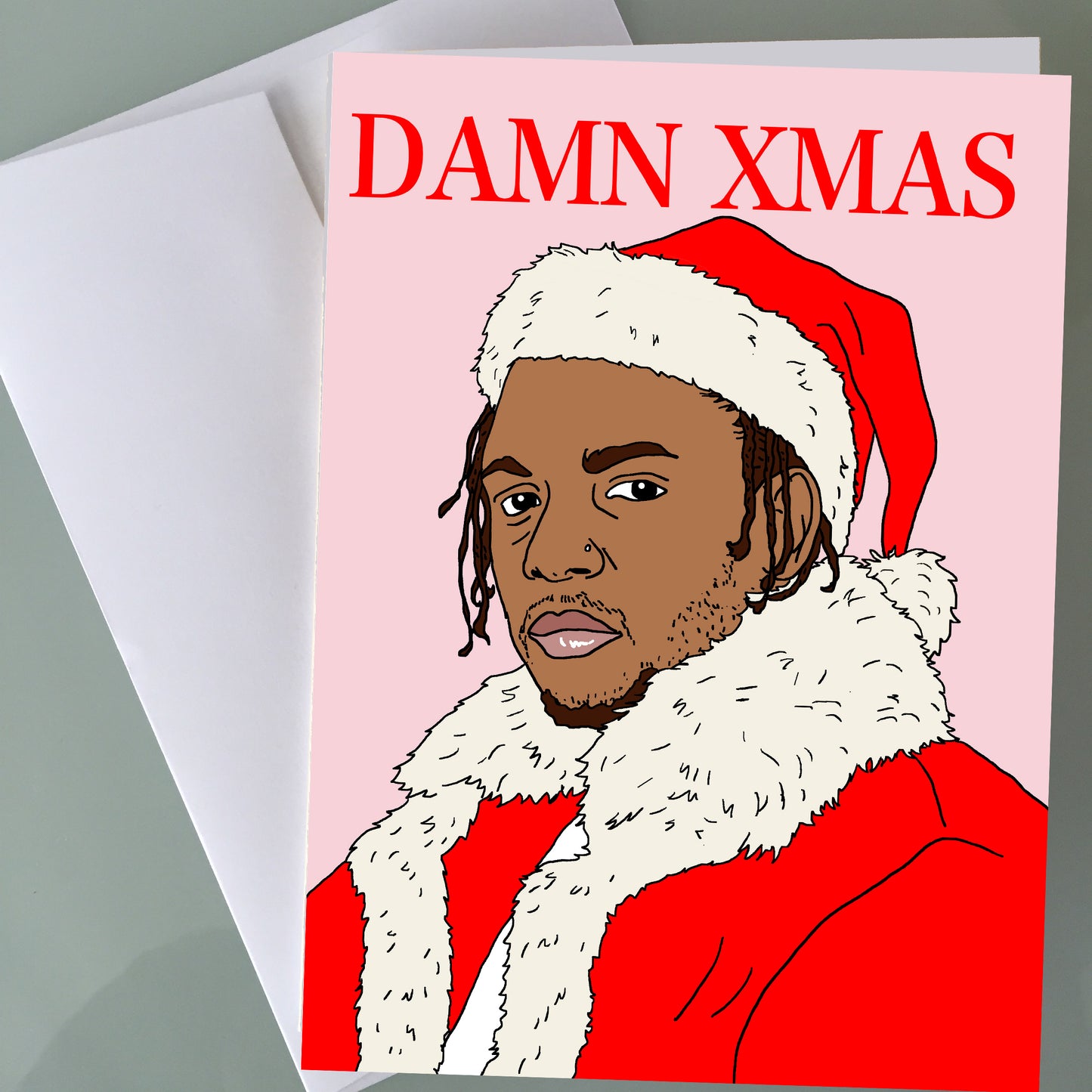 Kendrick Lamar Christmas Card - DAMN,