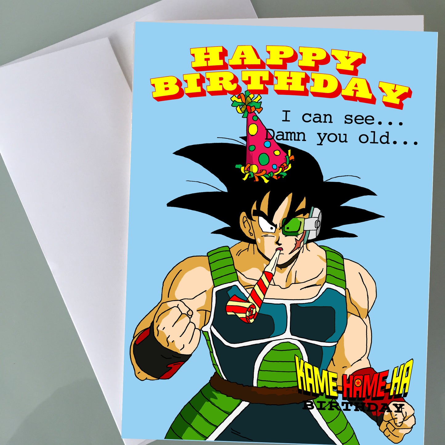 Dragon Ball Z Birthday Card - Scouter