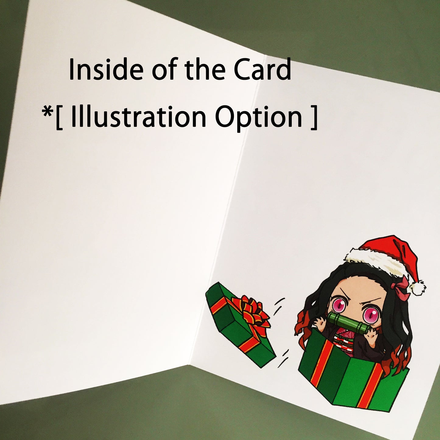Demon Slayer Christmas Card - Tanjiro & Nezuko