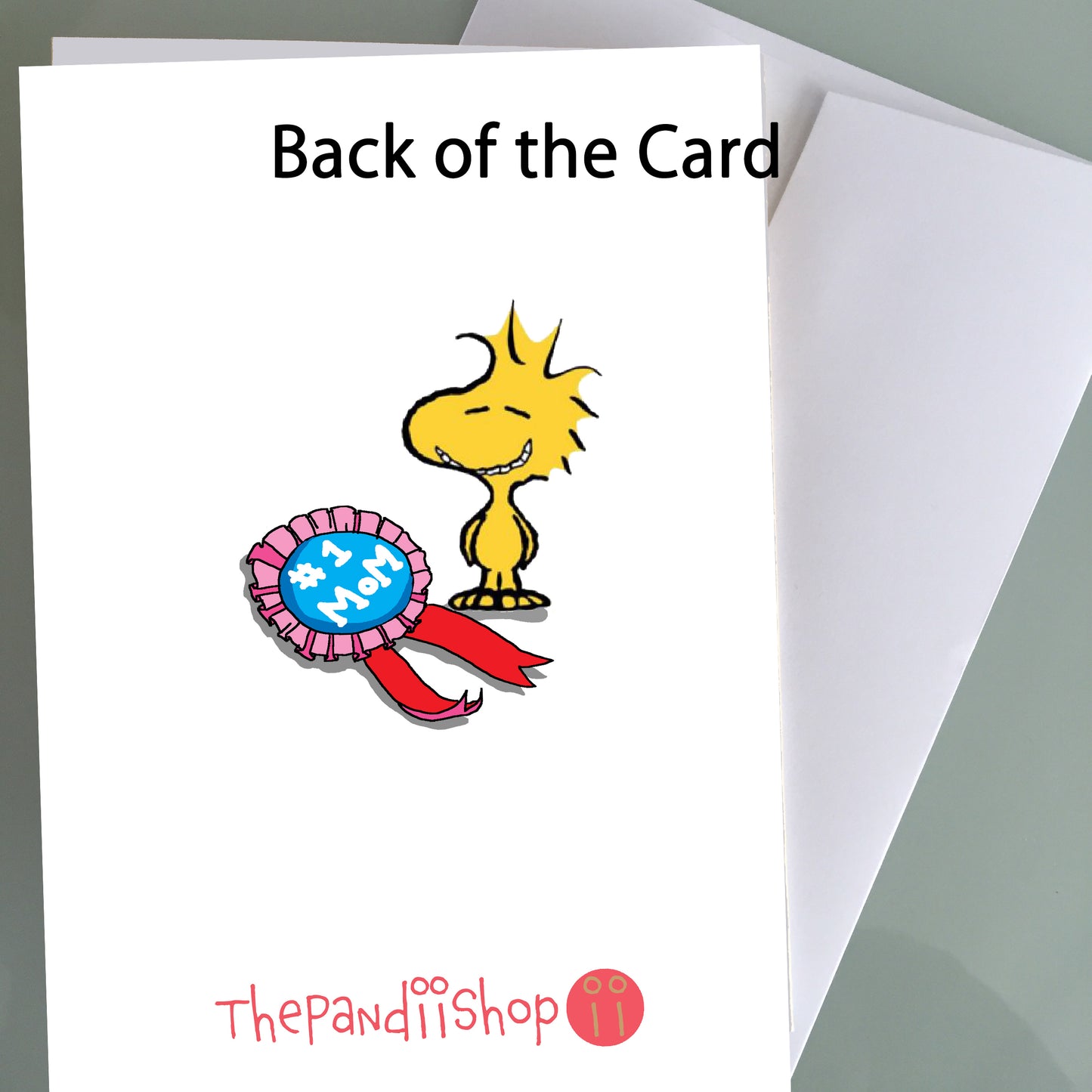 Snoopy Mother's Day Card - Garden