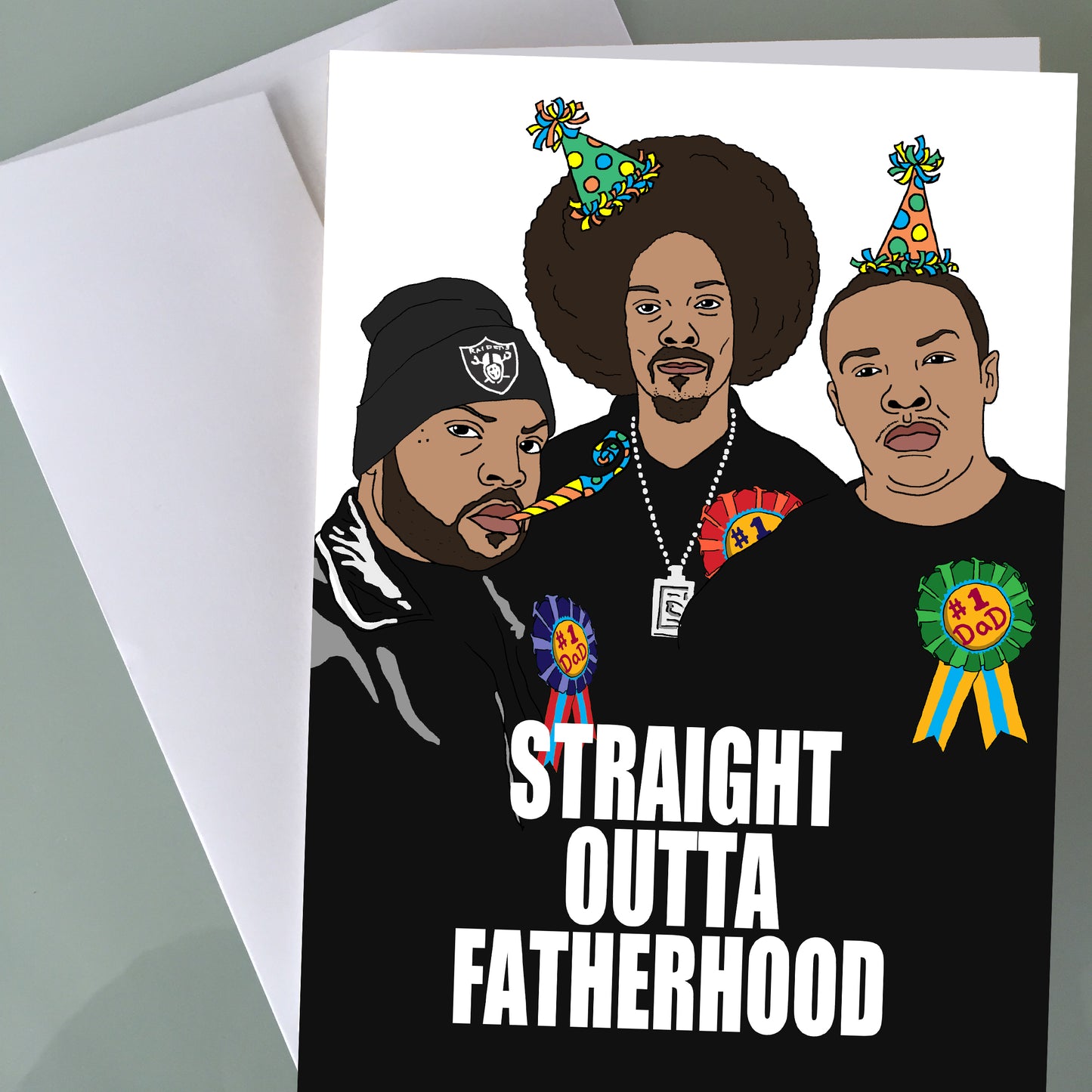 Snoop Dogg, Dr. Dre & Ice Cube Father's Day Card - Compton
