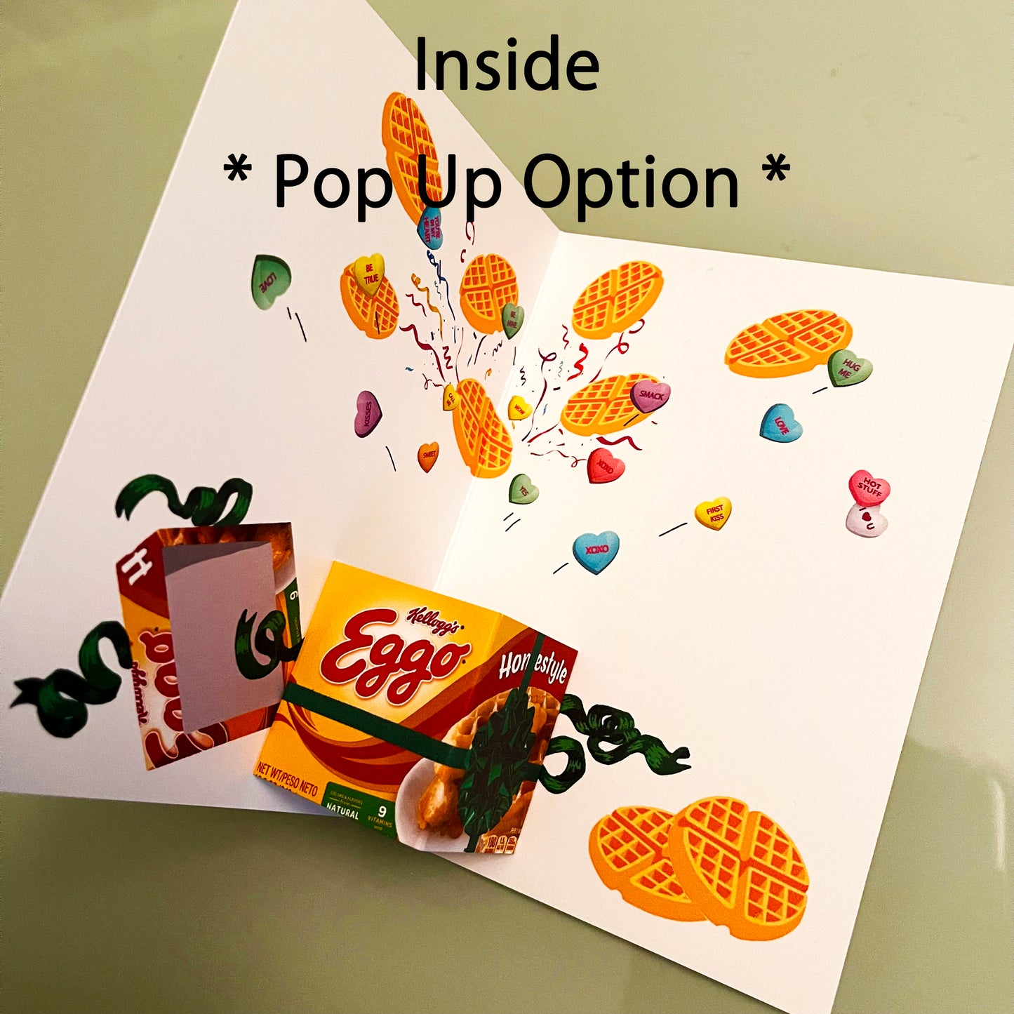 Stranger Things Valentine's Day Card - Demogorgon