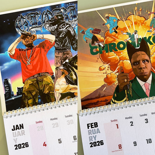 2026 Hip Hop Calendar - Abe Gallery