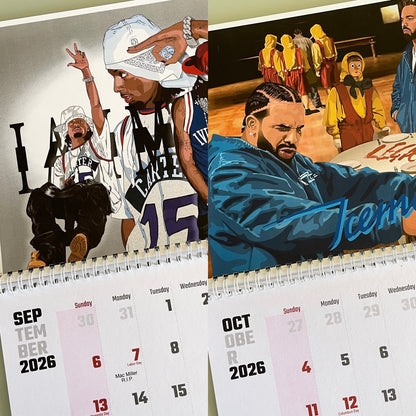 2026 Hip Hop Calendar - Abe Gallery
