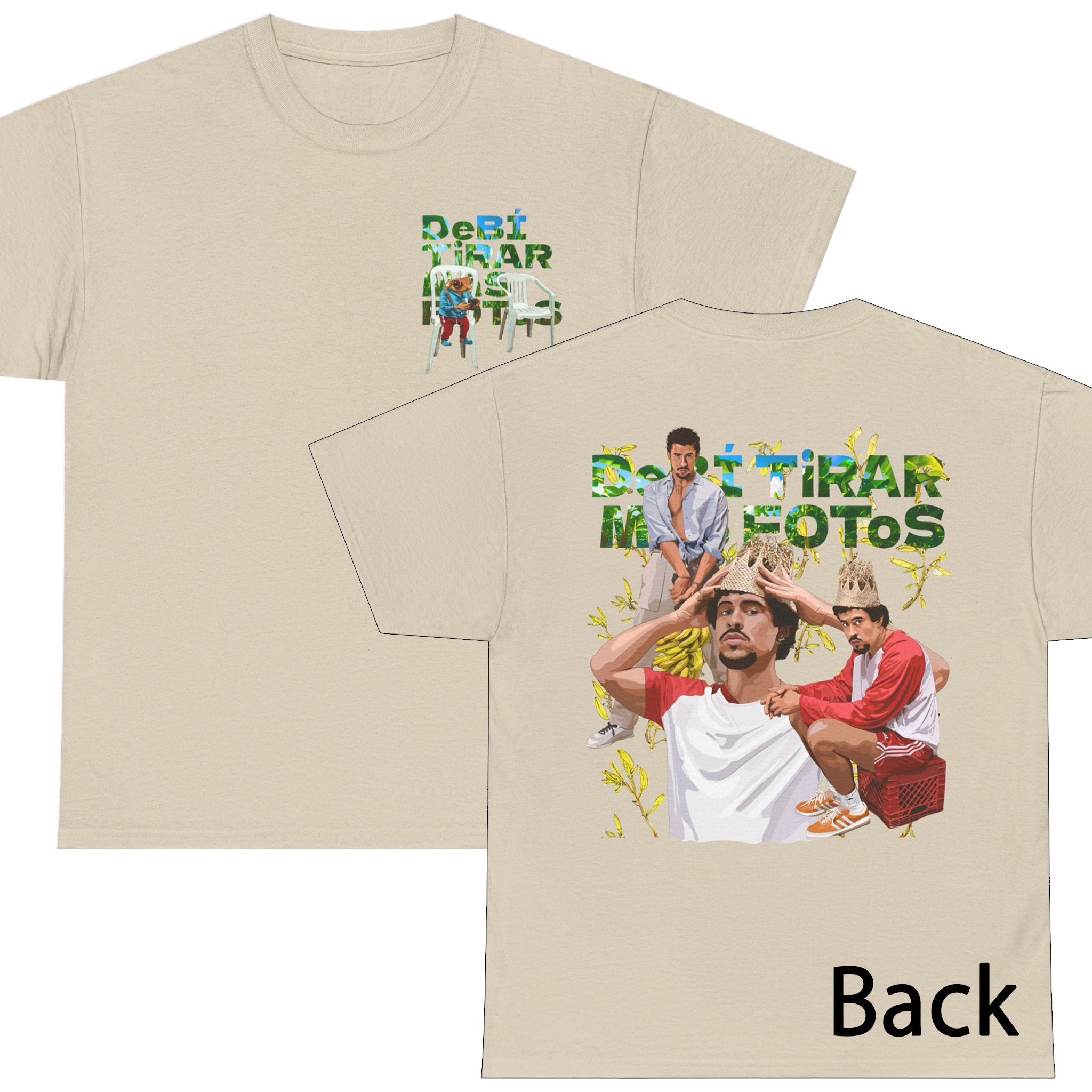 Bad Bunny T-Shirt - DeBÍ TiRAR MáS FOToS | Tour Merch Gift for