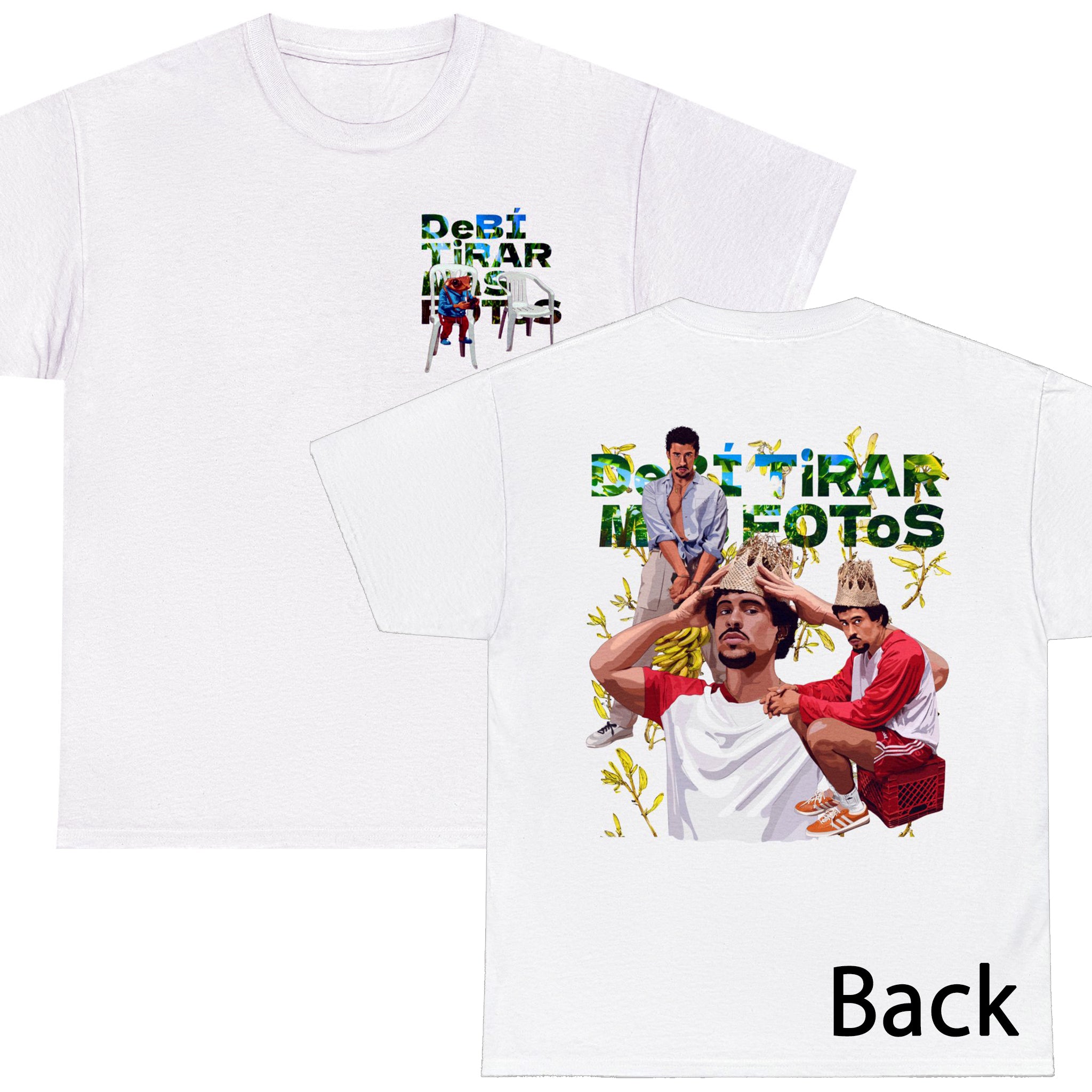 Bad Bunny T-Shirt - DeBÍ TiRAR MáS FOToS | Tour Merch Gift for