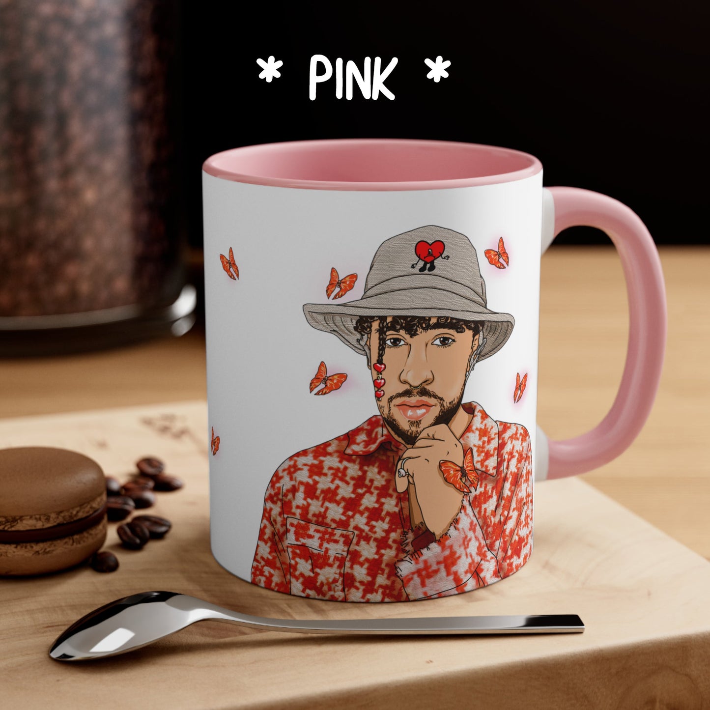 Bad Bunny Coffee Mug - Butterflies