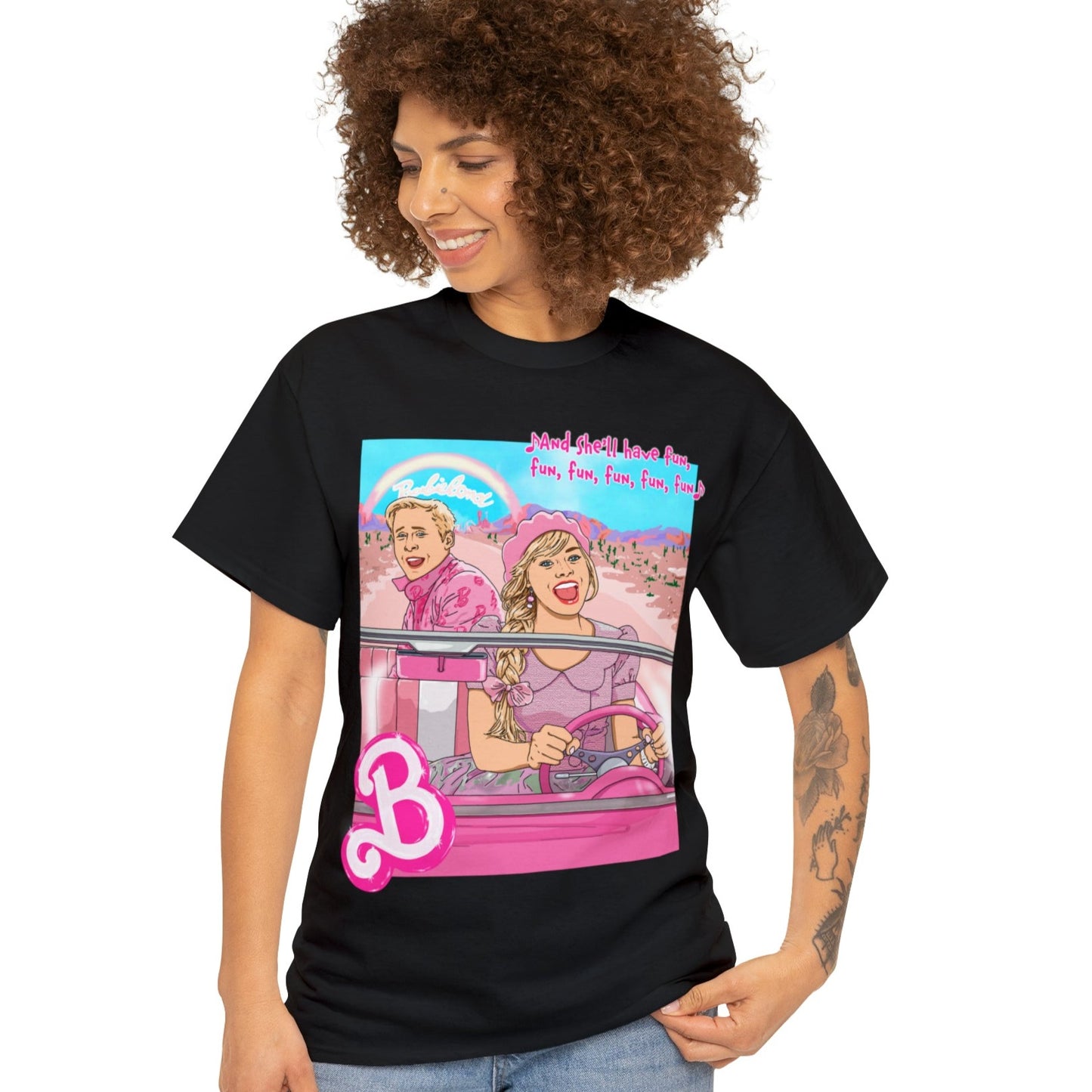 Barbie T-Shirt - Pink Corvette