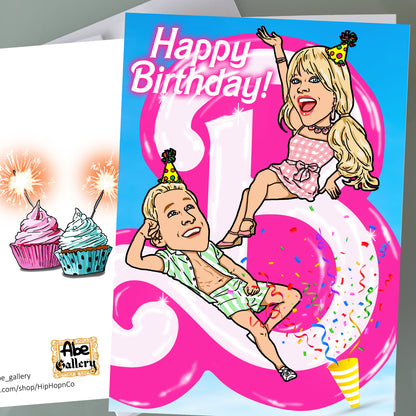 Barbie Birthday Card - Hi Barbie!