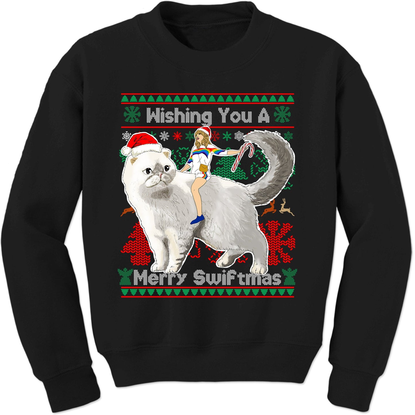 Taylor Swift Ugly Christmas Sweater - Caticorn