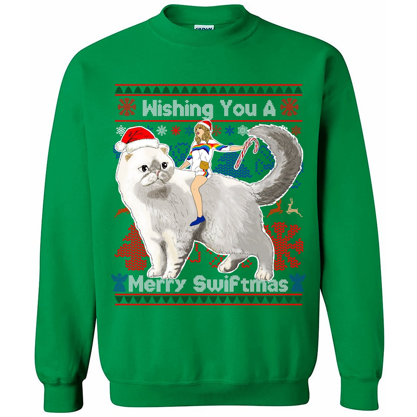 Taylor Swift Ugly Christmas Sweater - Caticorn