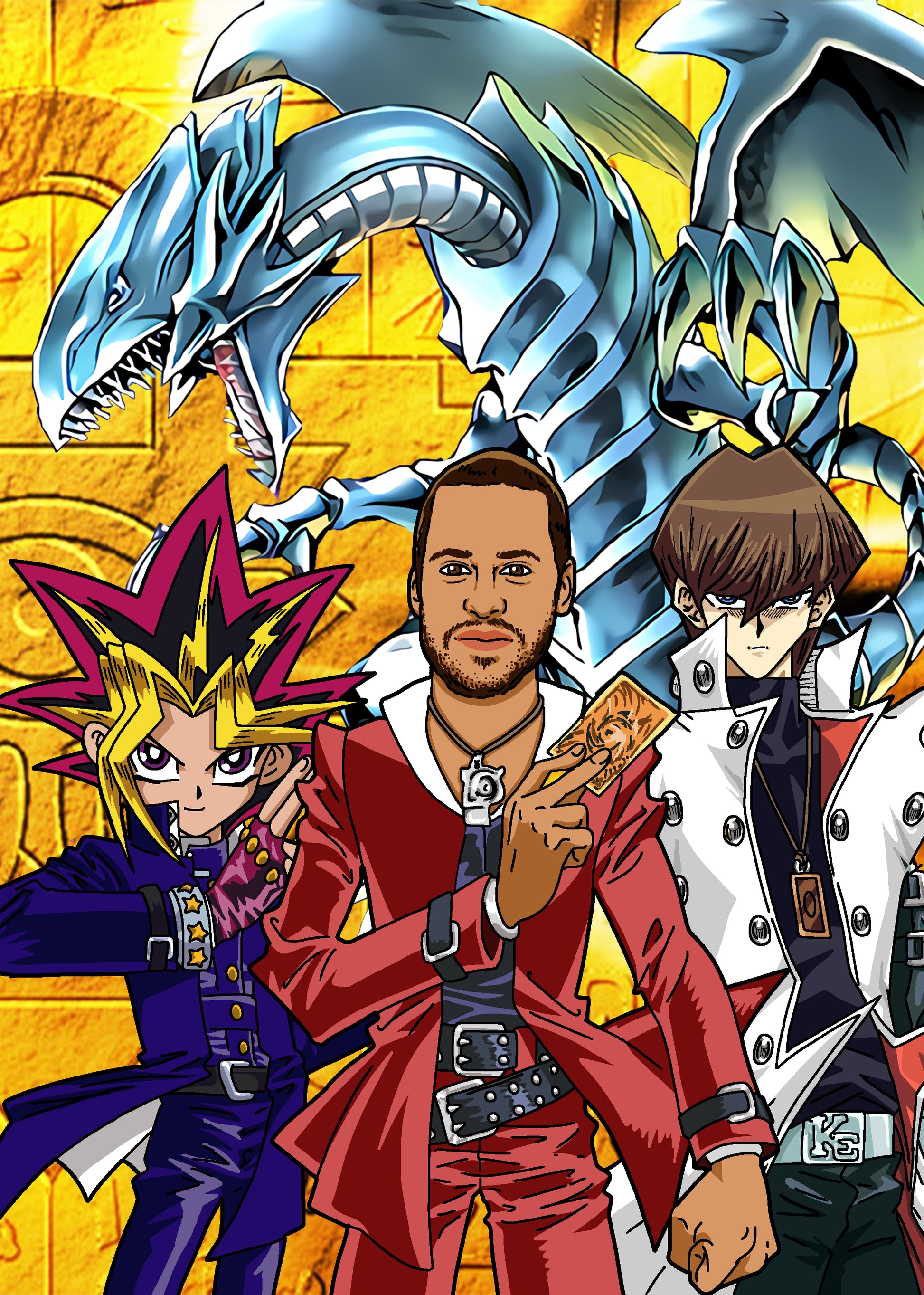 happy birthday yugioh card Custom Funny Happy Birthday Card! Your Own Personalized Cartoon! Gifts – Abe Gallery