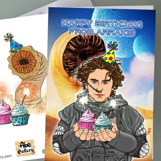 Dune Birthday Card - Arrakis